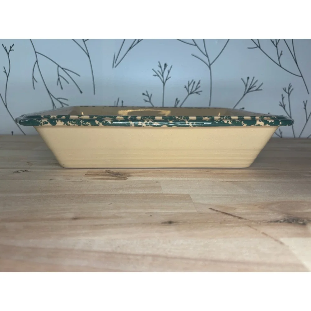 LTD Commodities Country Snowman Stoneware Baker Rectangular Casserole Dish 13x9
